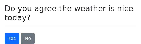 Screenshot of comment-weather example