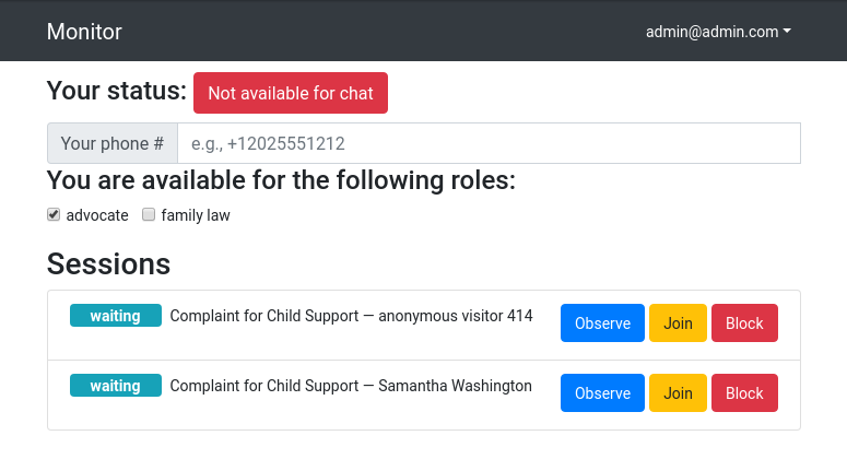 Live chat help available